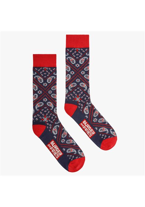 BANDANA SOCKS NAVY BLUE